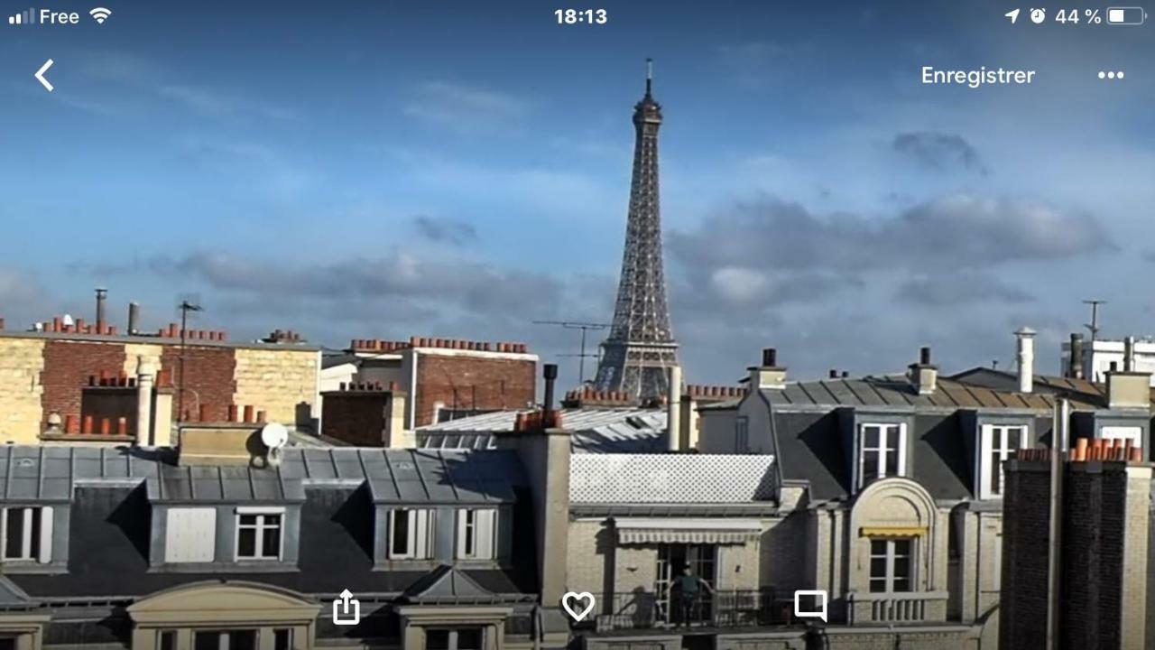 Eiffel Tower Studio Lacoste Párizs Kültér fotó
